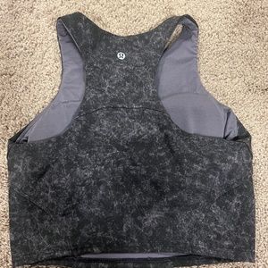 Black and purple tank top